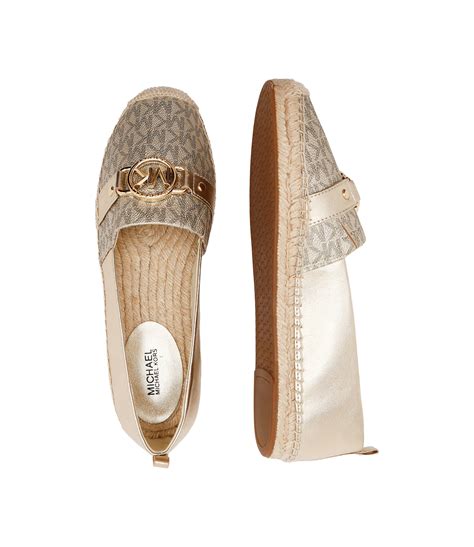 michael kors espadrilles gold|Michael Kors espadrilles for women.